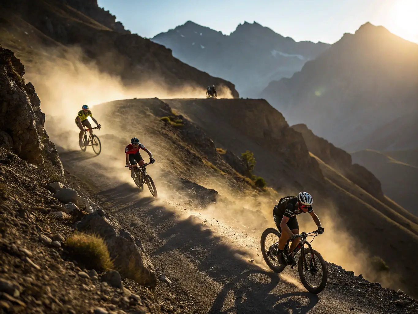 A TEAM BIKERS 22 event featuring a unique mountain biking experience, such as a night ride or a themed race, highlighting the adventurous side of the organization.